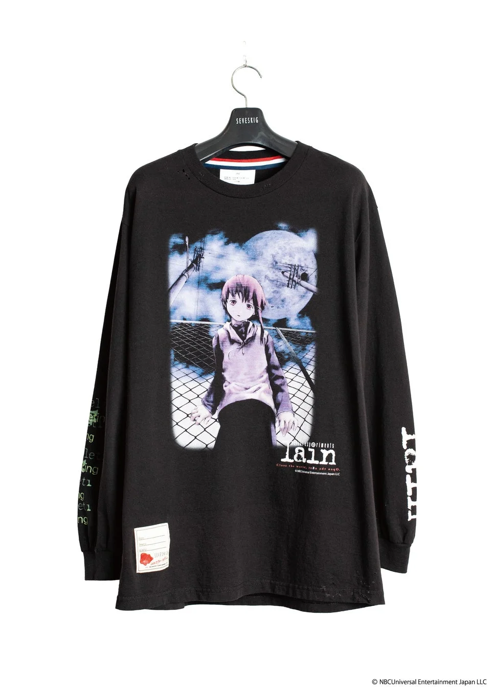 SEV vs lain PT-07 L/SL TEE 黒