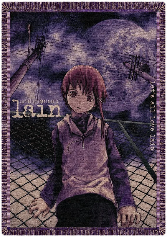 SEV vs lain Jacquard Blanket 玲音