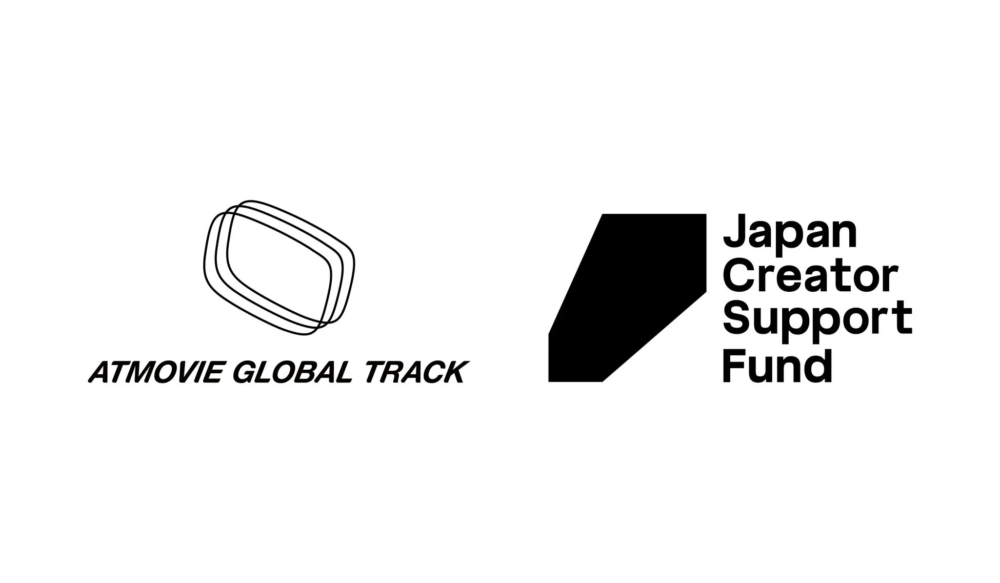 ATMOVIE GLOBAL TRACKとJapan Creator Support Fundのロゴ