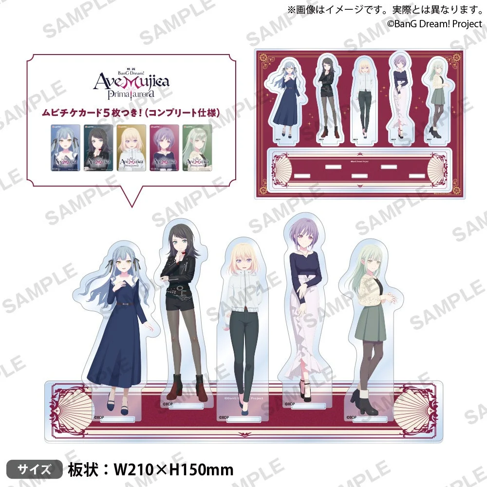 BanG Dream! Ave Mujica prima aurora ムビチケカード付きジオラマアクリルスタンド