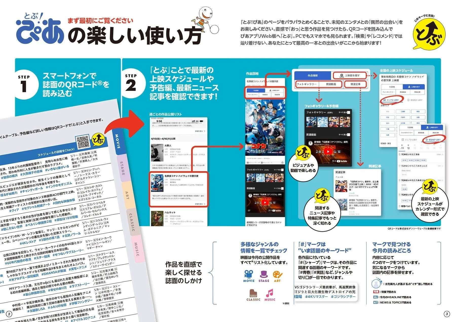 『とぶ!ぴあ』の楽しい使い方