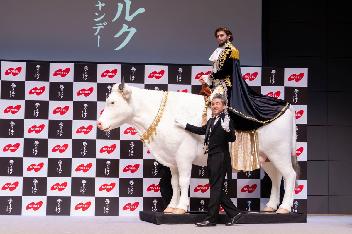 出演時間はわずか数秒!?ムロツヨシさんが“ミルク執事”として出演！『「俺のミルクキャンデー」新CM公開記念！オレーノ・ミルク王子来日記念 記者発表会』 開催レポート